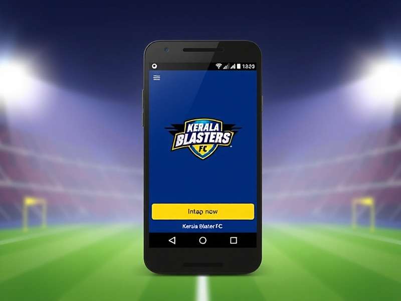 Kerala Blasters FC Mobile App Interface